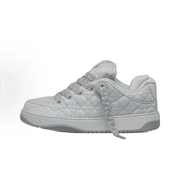 Dior B23 Quilted Gray Sneakers - 1