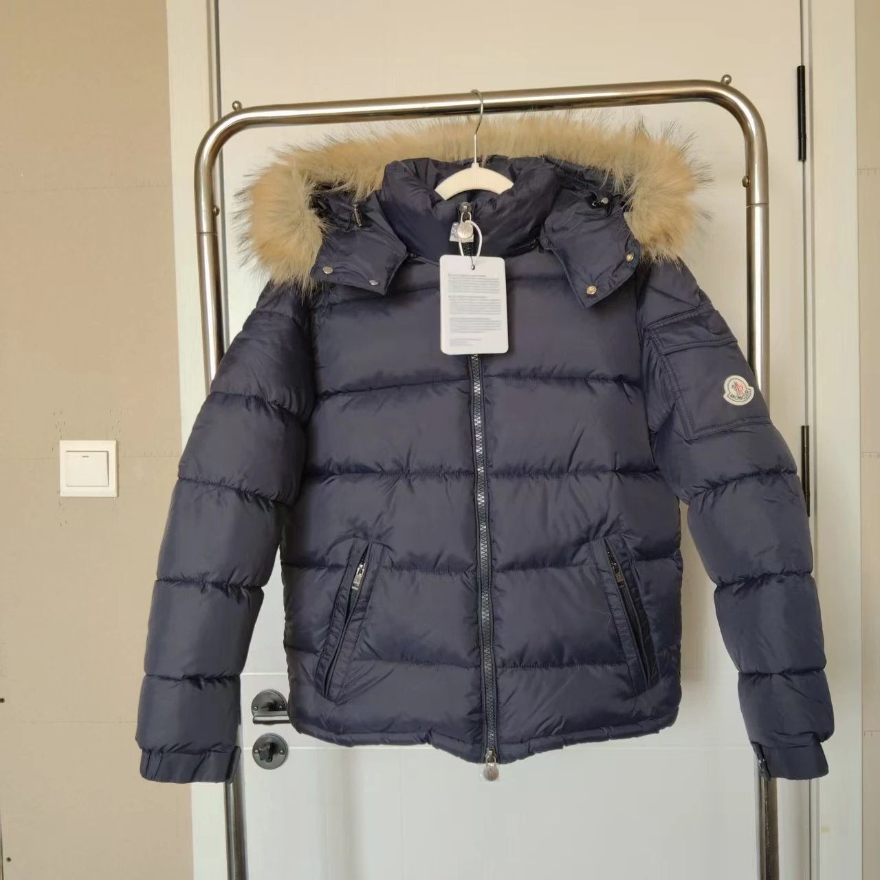 Moncler Down Jackets Hooded Quilted Jacket — 37
