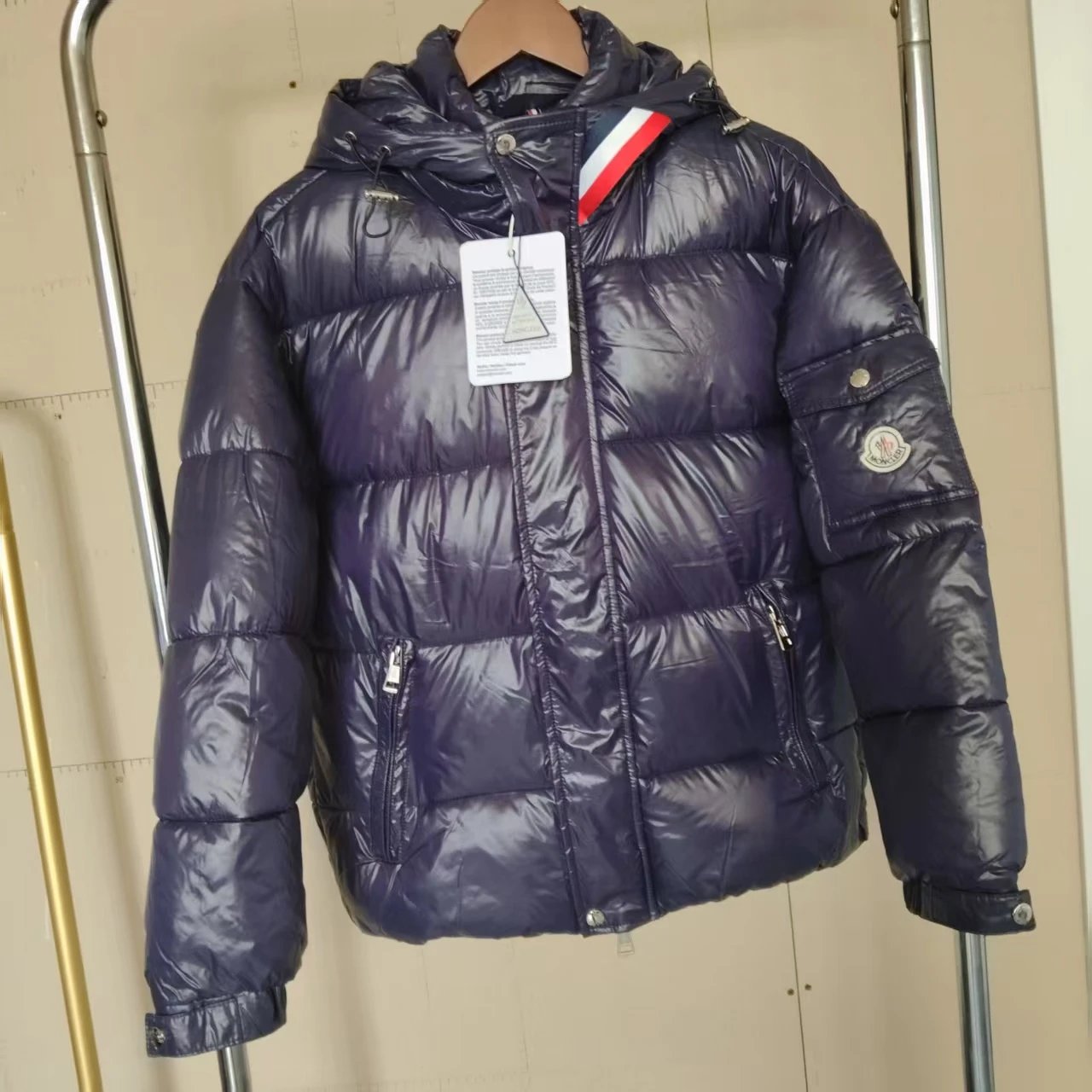 Moncler Down Jackets Hooded Quilted Jacket — 40