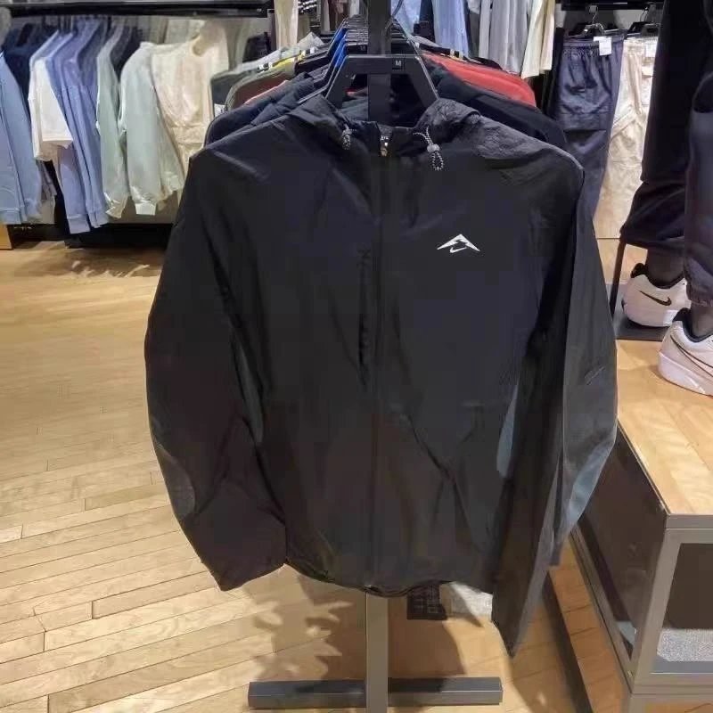 Nike Trousers Tapered athletic track pants — Black long-sleeve