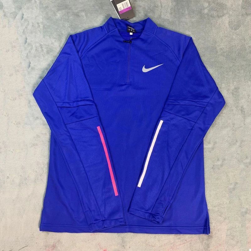 Dark Blue Half-Zip Long Sleeve