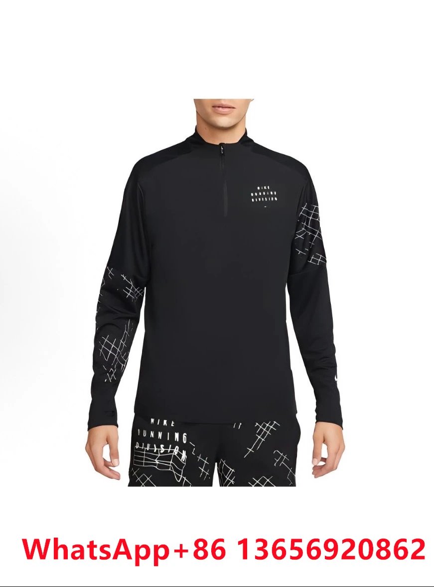 TOP樱花慢跑长袖-黑色