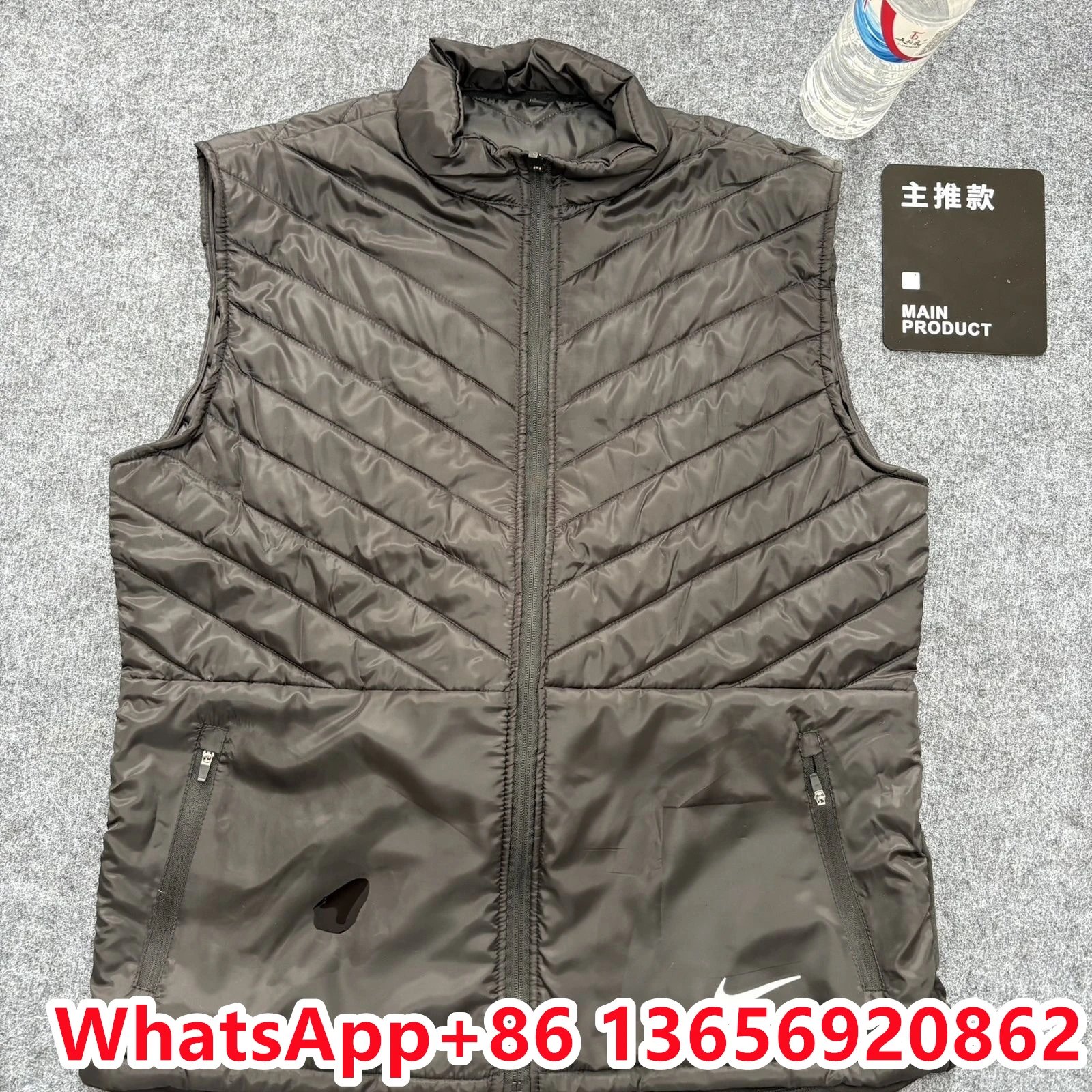 聚热运动马甲-棕色