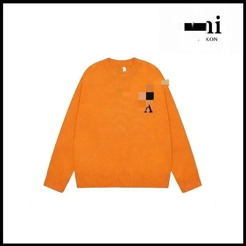 Orange [2115 round neck jacquard style]