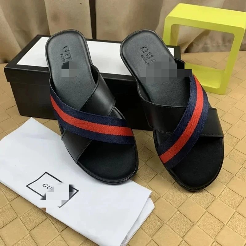 ABC27 Woven Strap Casual Slippers