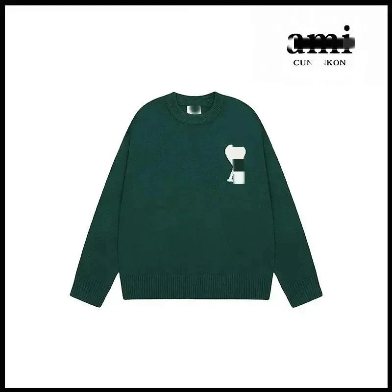 Dark green [A8 round neck jacquard style]