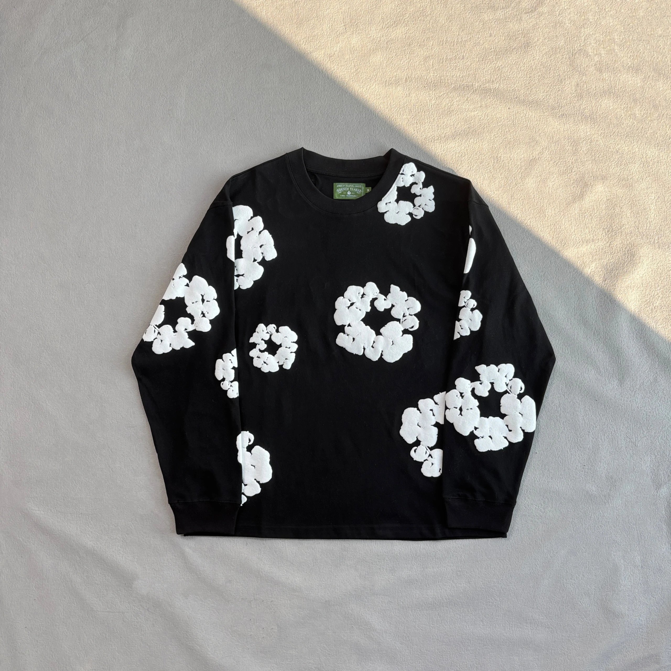 Black Full Print Long Sleeve