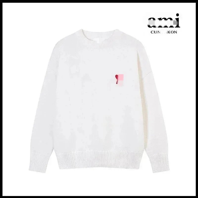 White [A8115 heart-shaped round neck cotton yarn style]