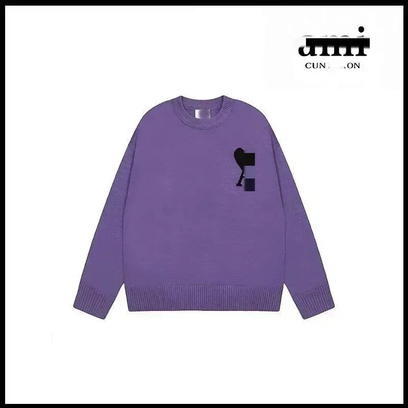 Purple [2115 round neck jacquard style]