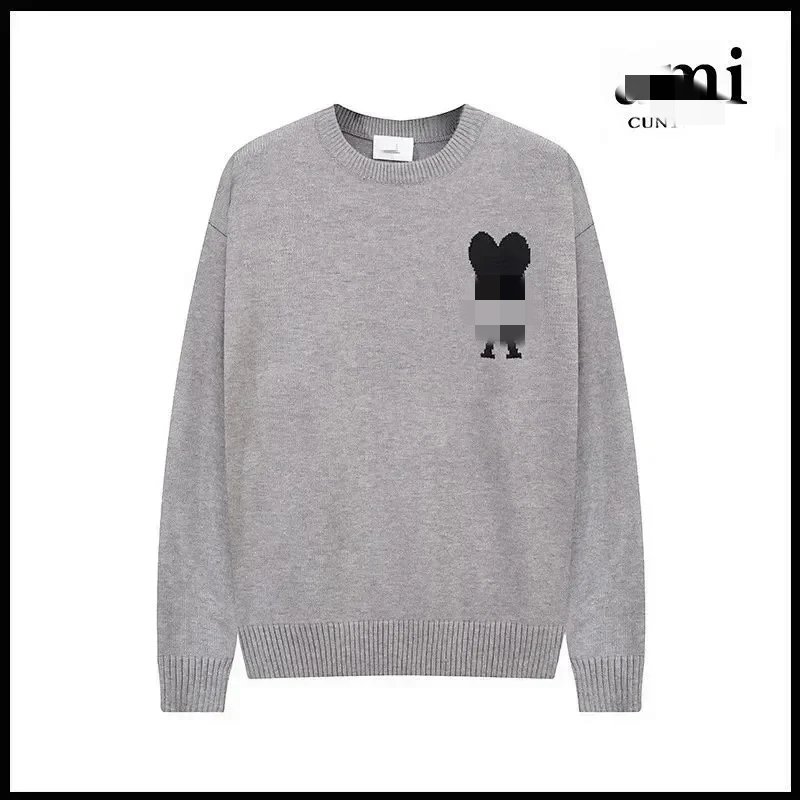 Grey black label [A8 round neck jacquard style]