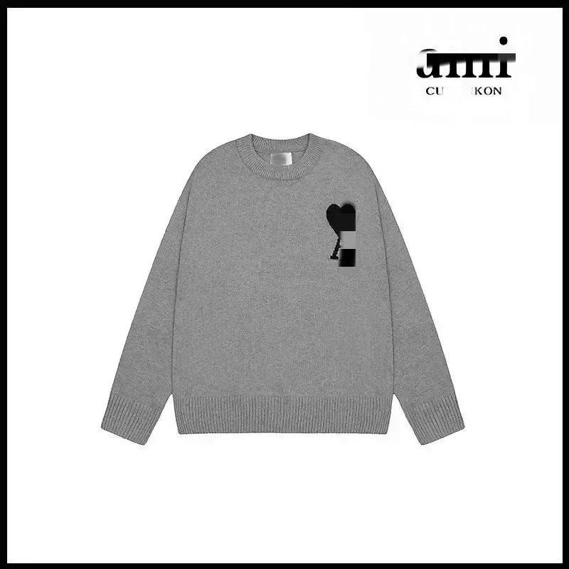 Light gray black label [2115 round neck jacquard style]