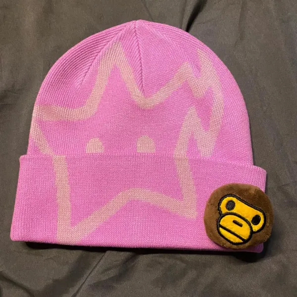 A Bathing Ape Baby Milo Brown Beanie - 9