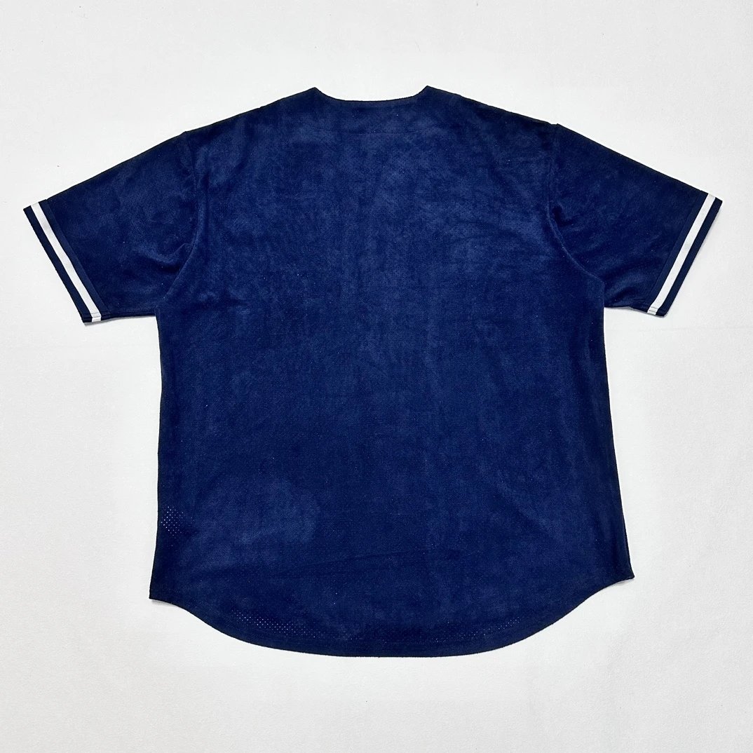 Supreme Mesh Baseball Jersey Gray Red Arch Logo Sportswear