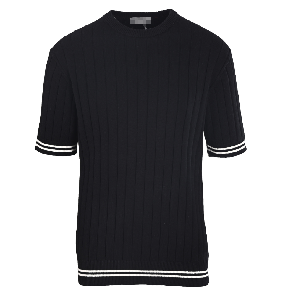 3 Vertical Stripe with Double White Striped Sleeves