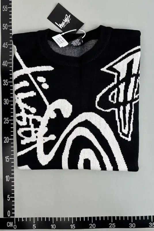Stussy Graphic Jacquard Knit Sweater