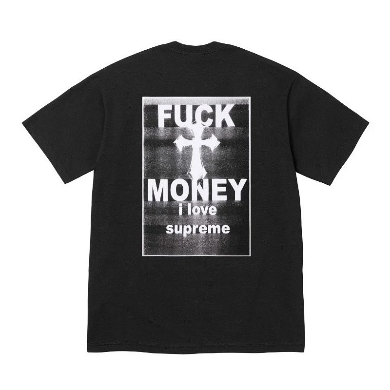 SUP FW24 MONEY TEE 黑 白 S M L XL  B385