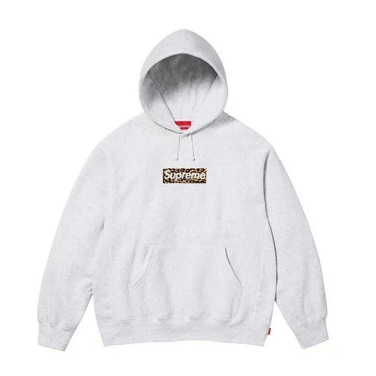 SUP SHANGHAI BOX LOGO HOODED SWEAT 灰 S M L XL  E570