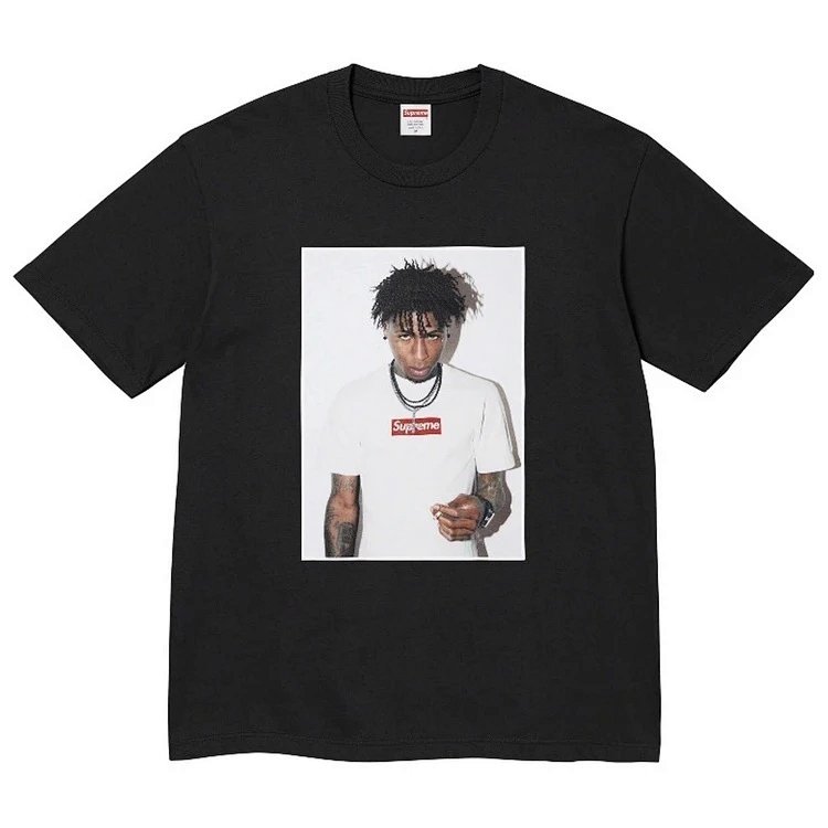 FW23 WEEK1 NBA YOUNGBOY TEE 人物bogo印花短袖t恤 颜色：白色 黑色 花灰 尺码：S M L XL  S2360  B345#