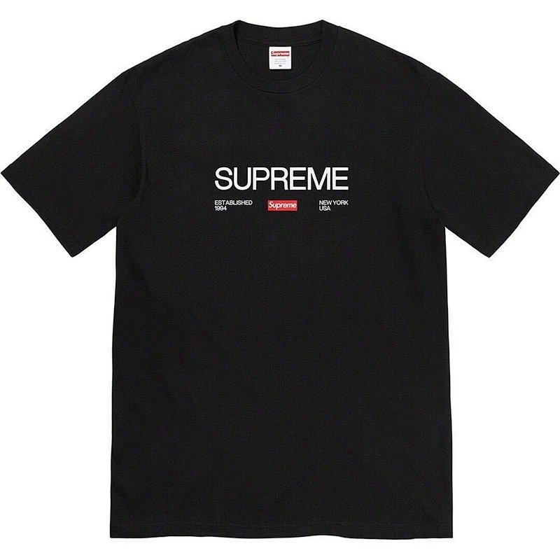 21FW EST 1994字母box logo 短袖T恤 黑，白 S M L XL B296