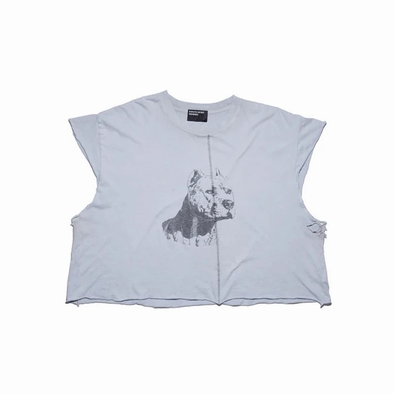 Enfants Riches Deprimes 肩袖背心做旧水洗磨破短袖 尺码: S M L XL 颜色: 水洗蓝 ERD712