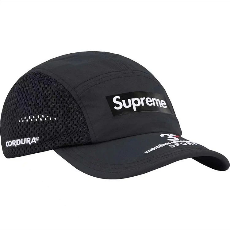 sup 24ss mesh side panel camp 帽 黑 白 红 蓝  H027