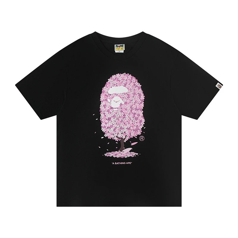 Printed Crewneck Short-Sleeve T-Shirt A1