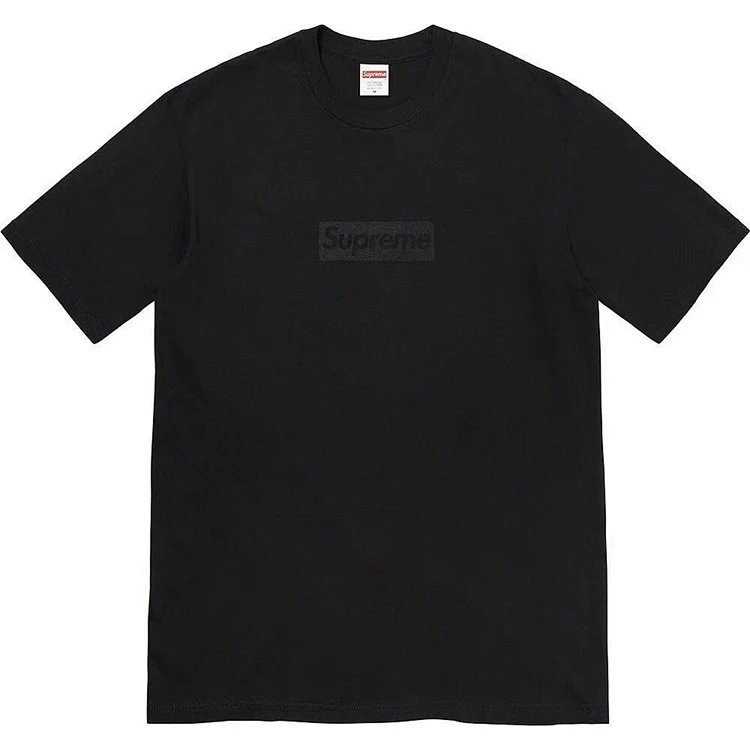 SUP 23SS WEEK1 首周王炸单品boxlogo tee 经典bogo图案印花圆筒短袖t恤 黑色 白色 S M L XL S2337 B329