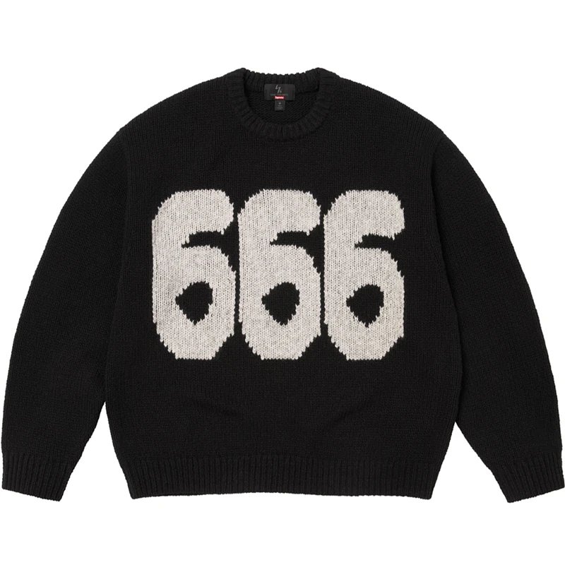 SU X 山本耀司Y'S  BY YOHJI YAMAMOTO 联名款 SWEATER 羊毛毛衣 黑 S-XL  SB36
