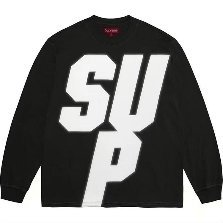 反光长T 黑色 洗水黑 S M L XL E608