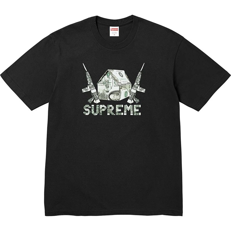 Origami Tee 美金折纸 T恤 黑 白 S M L XL  B425