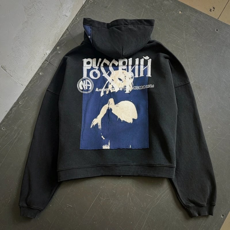 Enfants Riches Deprimes 拉链帽衫 尺码:S M L XL 颜色:水洗黑 ERD8857