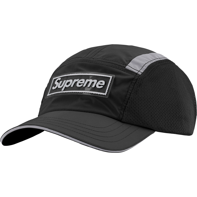 25SS SIDE MESH CAMP CAP 侧边网布立体反光帽 黑 杏 红 蓝  H038