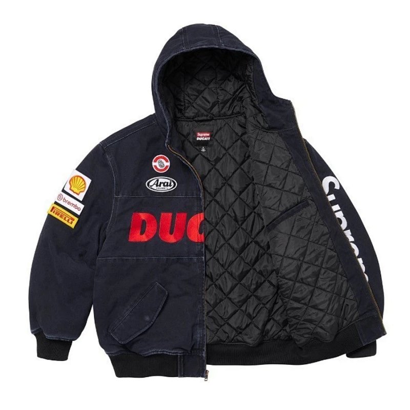 DUCATI SS24 HOODED RACING JACKET 赛车夹克  S-XL  黑色 D430