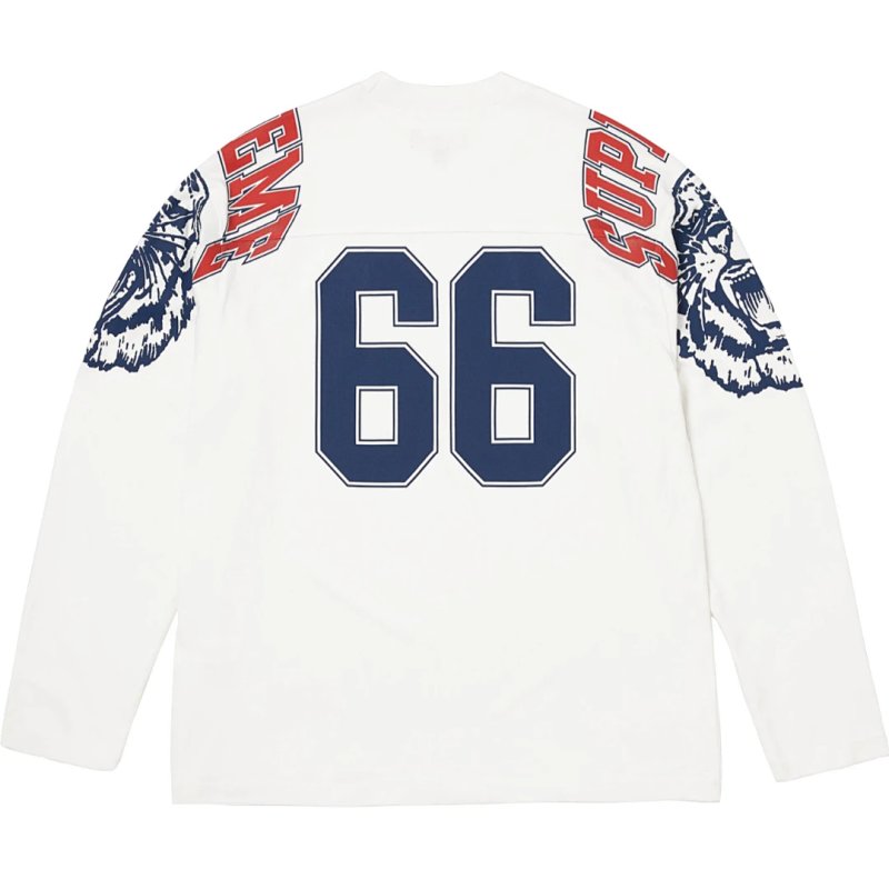 25FW MASCOT FOOTBALL TOP 虎头66长袖T恤 SB37