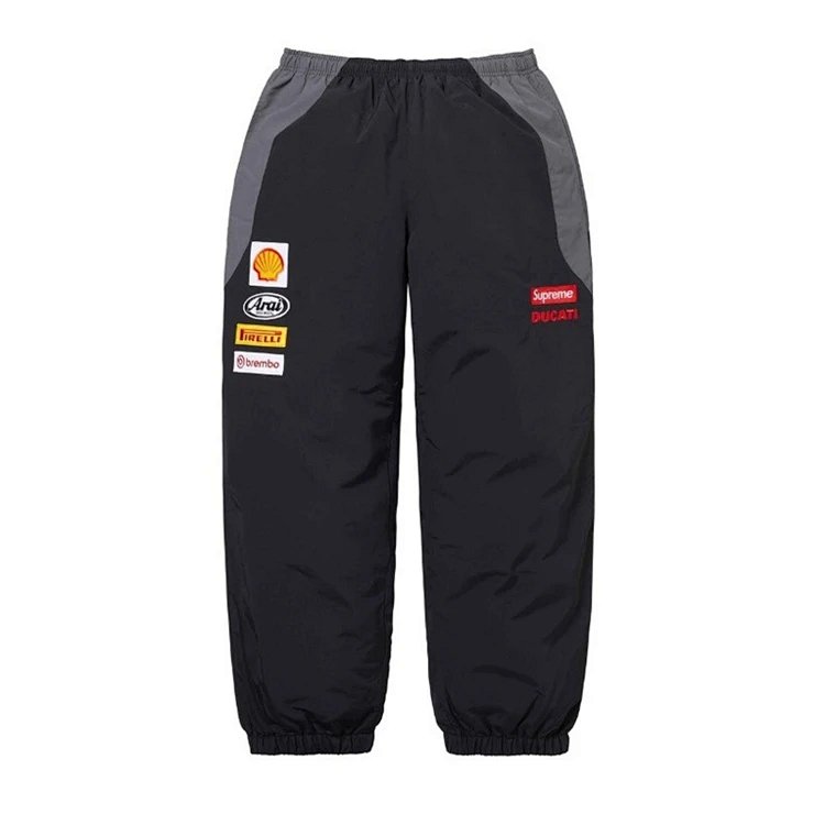 Sup 24SS Ducati 杜卡迪联名 裤子 黑 白 S M L XL A318