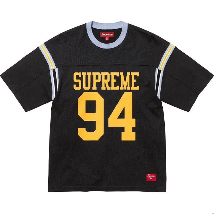 25SS Split S/S Football Top 拼色足球短袖球衣 黑 绿 S M L XL  B405