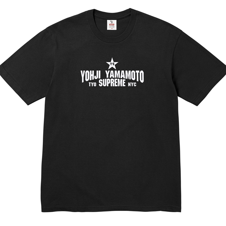 五星T恤 山本耀司Y'S STAR TEE 五星印花T恤 黑色 白色 S-XL ​  SB31