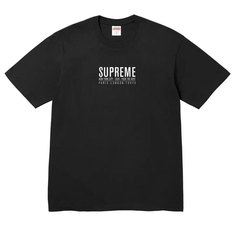 SUP PARIS TEE 黑 白 S M L XL  B376