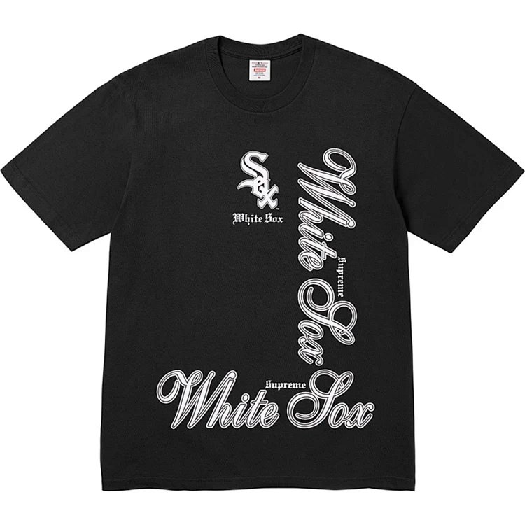 MLB TEAMS TEE SOX 黑，白 S M L XL  B418