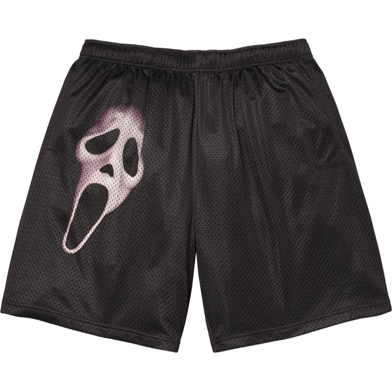 SS26 GHOSTFACE MESH SHORT 鬼脸短裤 S-XL SB70