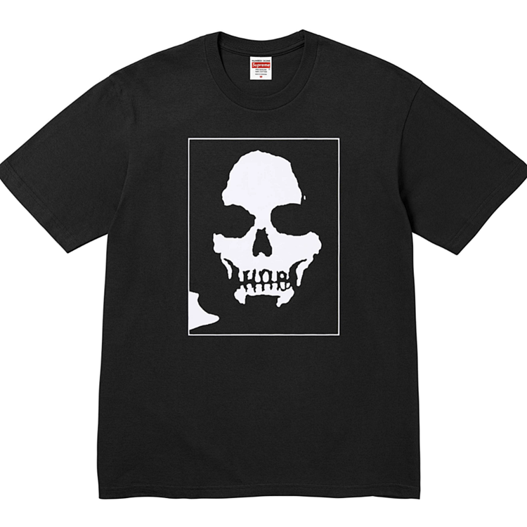 NUMBER （N）INE 联名款 MANSON TEE 骷髅头印花短袖 黑白 S- XL   SB47