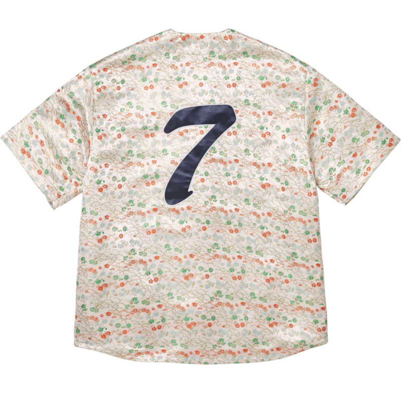 SS26 KIMONO BASEBALL JERSEY 提花棒球球衣 白色 黑色 海军蓝  S-XL SB71