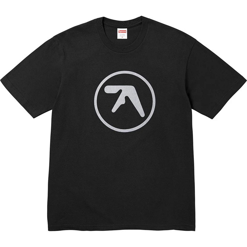 APHEX TWIN AMBIENT WORKS 图标印花T恤 黑色  白色  B402