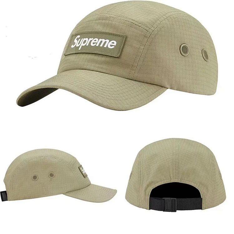 Sup 23SS Ventile Camp Cap 联名防水棉鸭舌帽棒球帽 黑 绿 H017