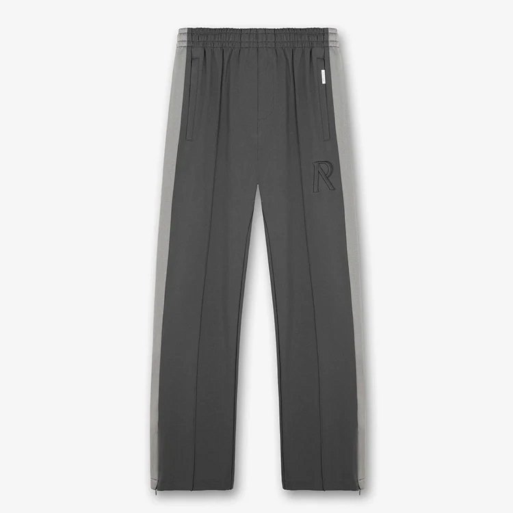 REPRESENT INITIAL TRACKSUIT PANT 美式复古运动刺绣织带直筒拉链微喇休闲裤 颜色:黑色 灰色 尺码:S M L XL REP185