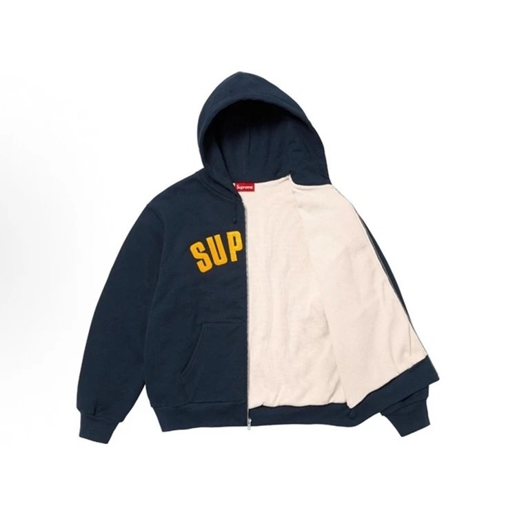 Inner double-layer hooded sweatshirt E593