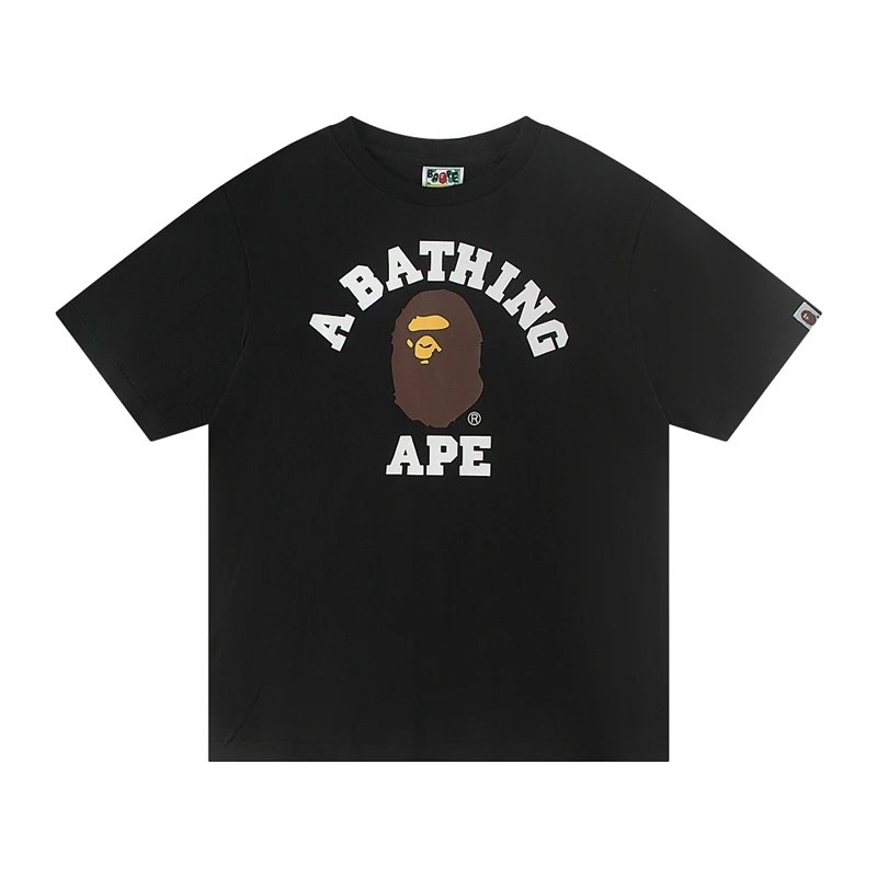 Printed Round Neck Short Sleeve T-Shirt A10