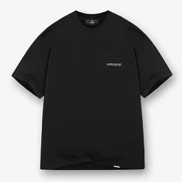 thumbnail for Hot stamped English printed vintage short sleeve T-shirt REP231