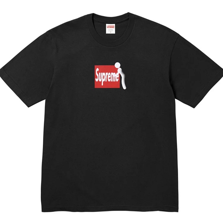 FW25 STICK TEE 恶搞风格T恤 黑色 白色 S-XL SB29