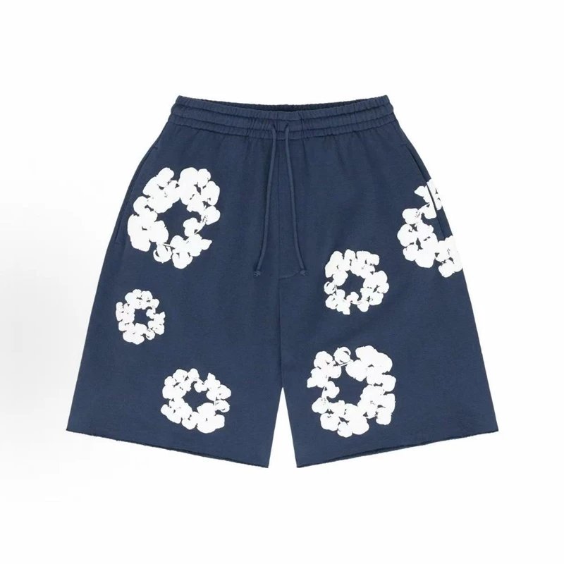 Foam printed shorts 666Denim